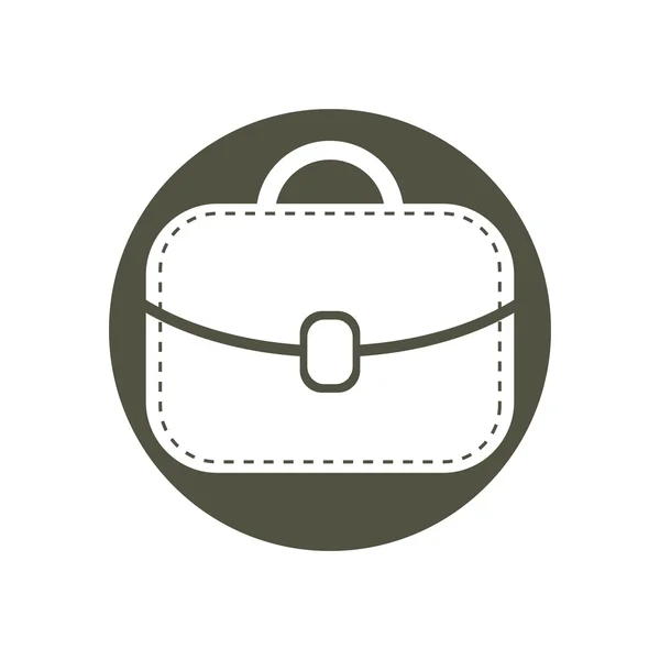 Icono de la bolsa, símbolo accesorio — Vector de stock