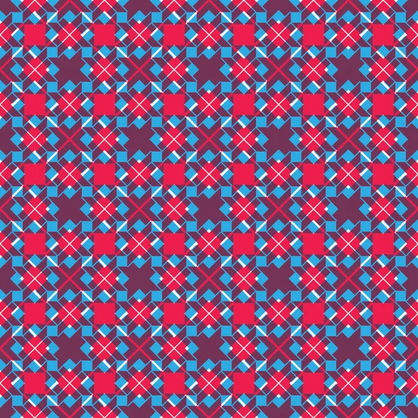 Bright stylized symmetric endless pattern — Stok Vektör