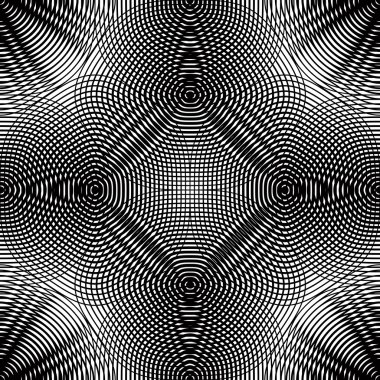 tek renkli çizgili hayali sonsuz desen