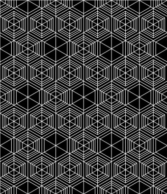Soyut geometrik dikişsiz desen