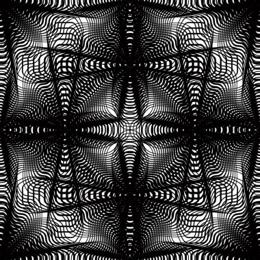 siyah grafik çizgiler ile desen