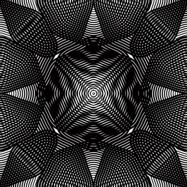 siyah grafik çizgiler ile desen