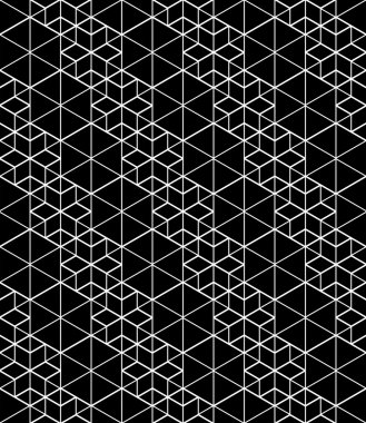 Soyut geometrik dikişsiz desen.