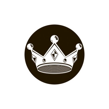 vintage crown, luxury coronet illustration.