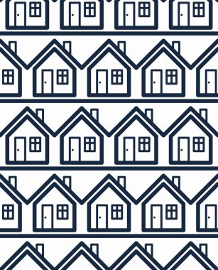 Basit ev sürekli arka plan.