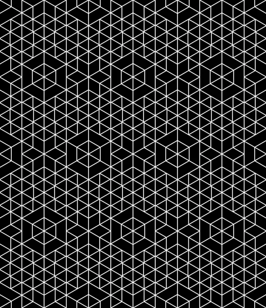 큐브, 연속으로 끝 없는 패턴 — 스톡 벡터