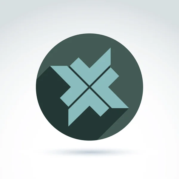 Geometric abstract emblem — Stok Vektör