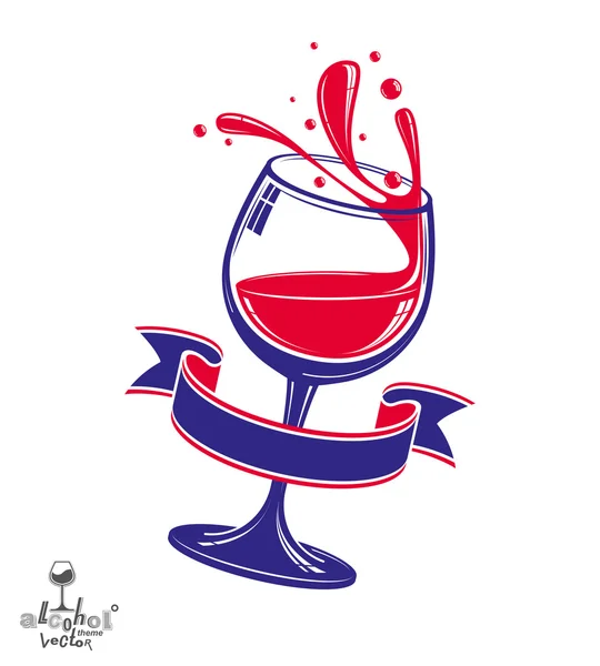 Alcohol thema kunst illustratie. — Stockvector