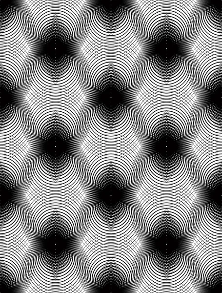 几何单色条纹无缝图案 — 图库矢量图片