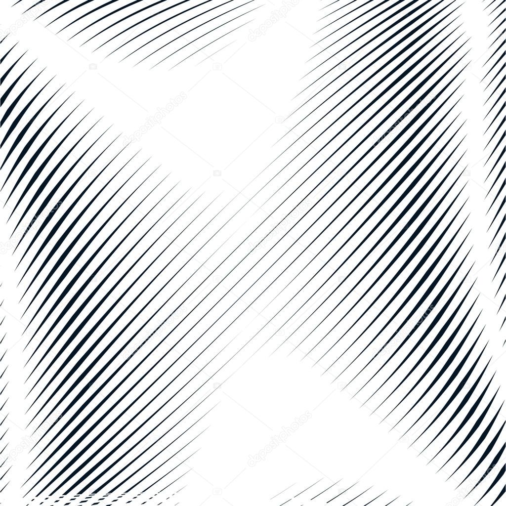 Decorative lined hypnotic contrast background.