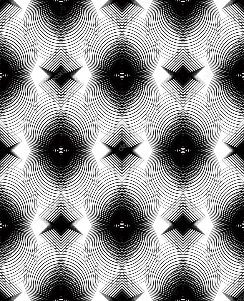 illusive abstract seamless pattern