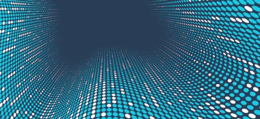 3D perspektif vektörü soyut arkaplan, multimedya internet bilgi teması, bilim teknolojisinin dalga akışı veya reklamlar için iş boş şablonu.