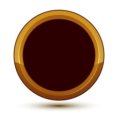 classic emblem isolated on white background