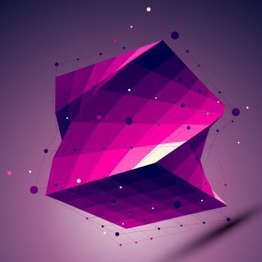 Purple geometric squared structure