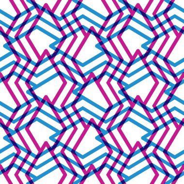 Geometrik dağınık çizgili seamless modeli