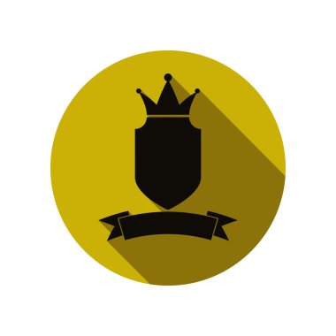 Güvenlik kalkan ile kral taç