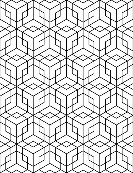 Regular contrast textured pattern with cubes — Stock vektor