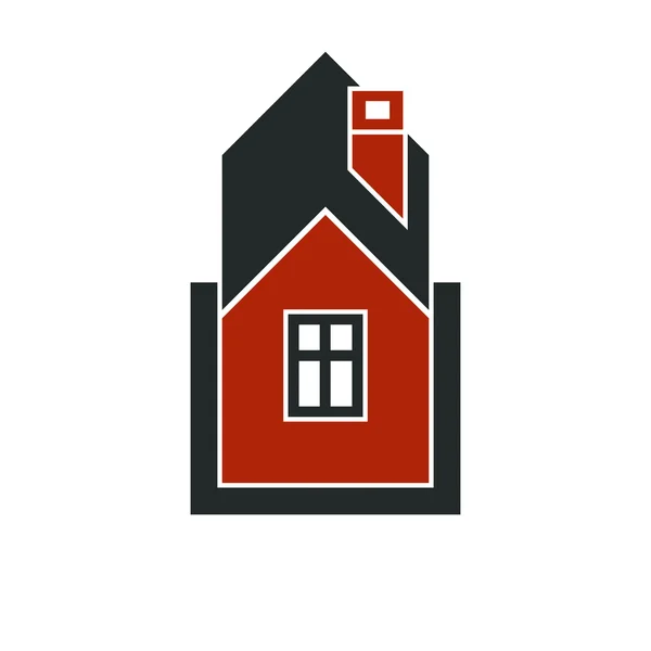 Jednoduchý dům icon — Stockový vektor