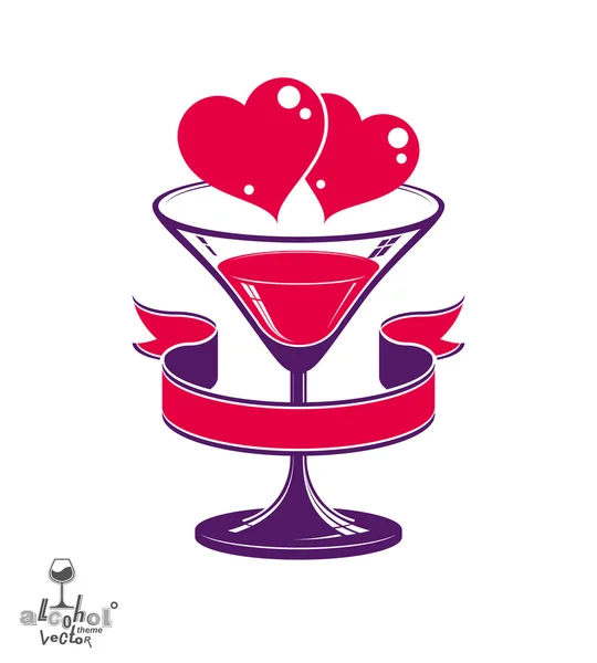 Illustration festive de la Saint Valentin — Image vectorielle