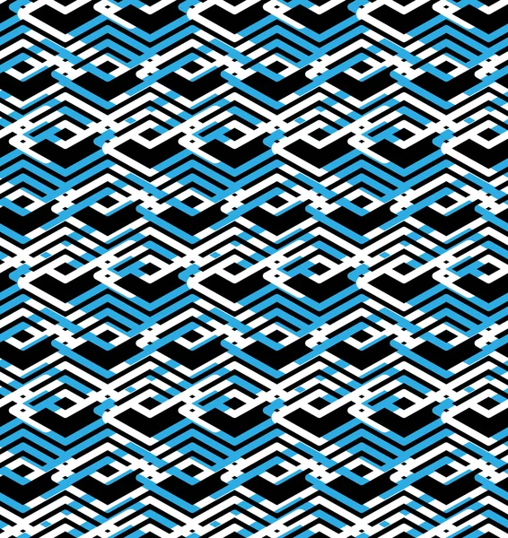幾何学的な裏地のシームレスなパターン — ストックベクタ
