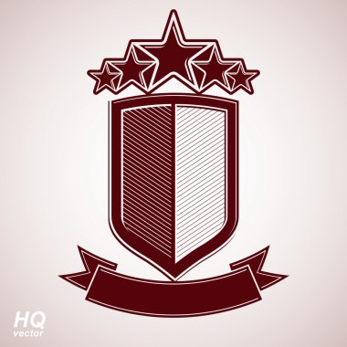 Beş yıldız ile şenlikli grafik kalkan