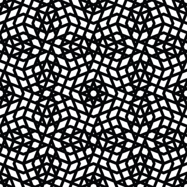 Monochrome messy seamless pattern