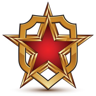 parlak altın öğesi