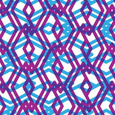 Seamless modeli ile iç içe rhombs