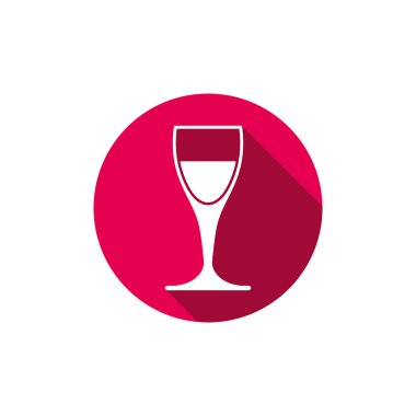 Classic wine goblet isolated