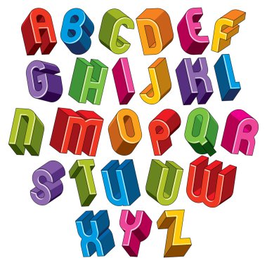 geometrik boyutlu alfabesi