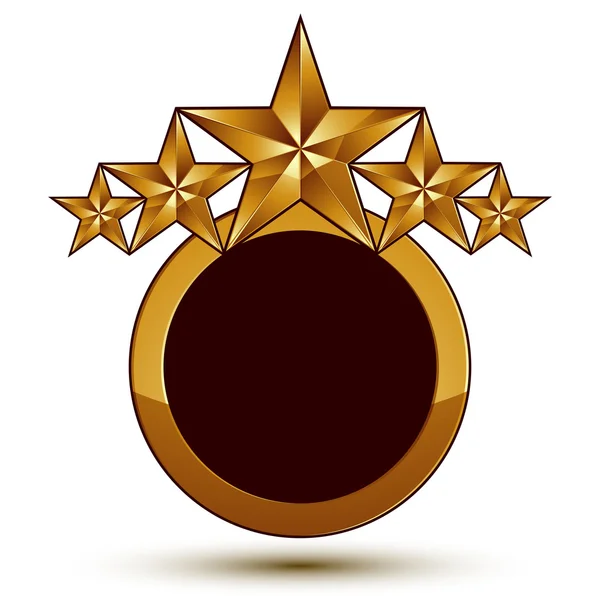 Étoiles d'or aristocratiques — Image vectorielle