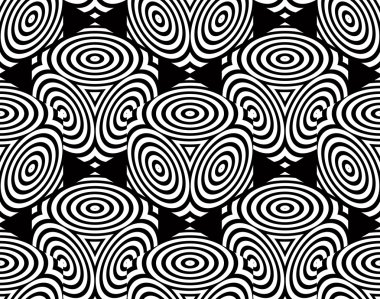 Sonsuz tek renkli simetrik desen