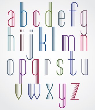 Poster light colorful font