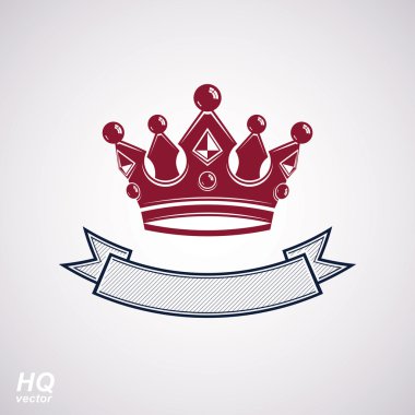 Undulate şerit ile imparatorluk tacı