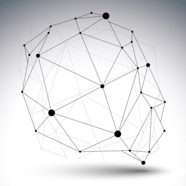 Digital lattice geometric polygonal object