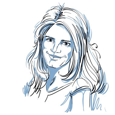 Bemused woman with stylish haircut