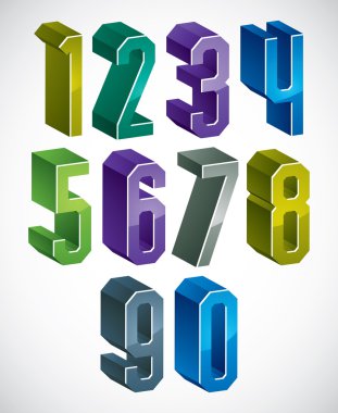 3D geometrik sayılar kümesi