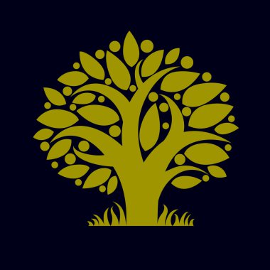 Art spring branchy tree