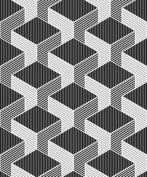 Contraste symétrique motif sans couture — Image vectorielle