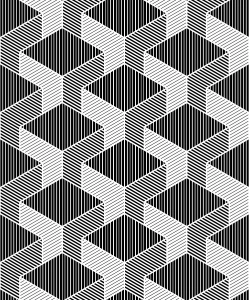 Contrast symmetric seamless pattern — Stock Vector