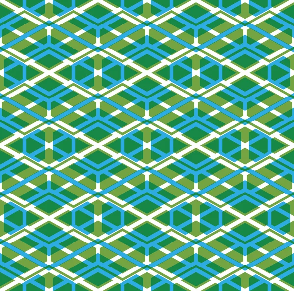 Geometric symmetric lined seamless pattern — Stock Vector