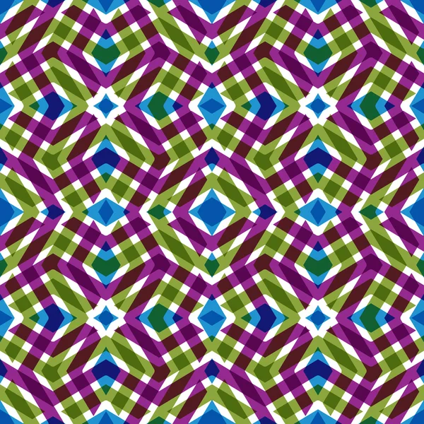 Geometrisch chaotisch gefüttert nahtlose Muster — Stockvektor