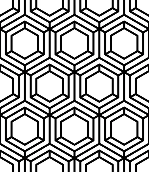현혹 연속 흑백 패턴 — 스톡 벡터