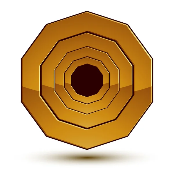 Geometrische klassieke gouden element — Stockvector