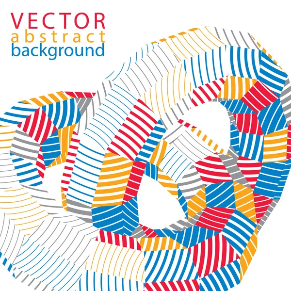 Complicated 3d backdrop — Stockový vektor