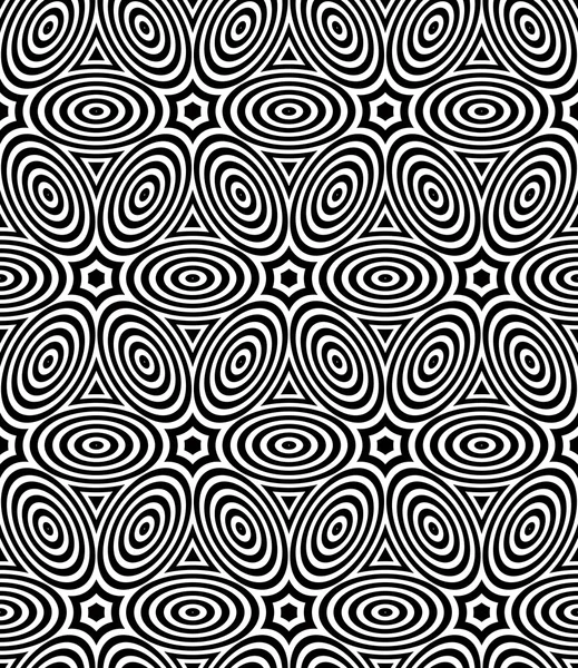 흑인과 백인 대칭 완벽 한 패턴 — 스톡 벡터