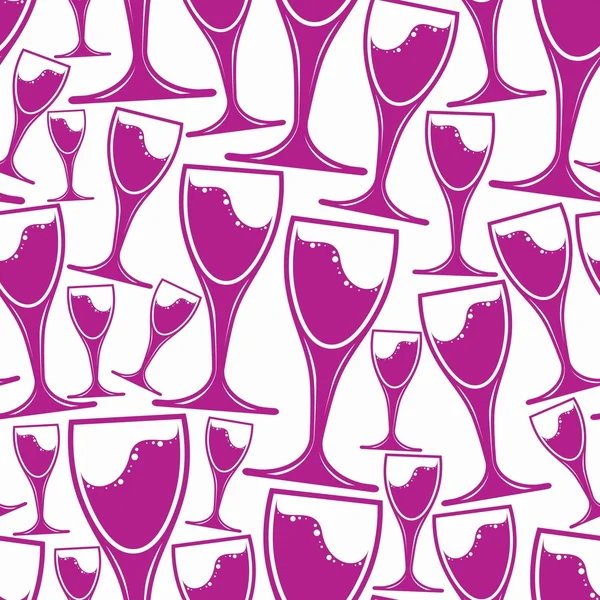 Şarap tema seamless modeli — Stok Vektör