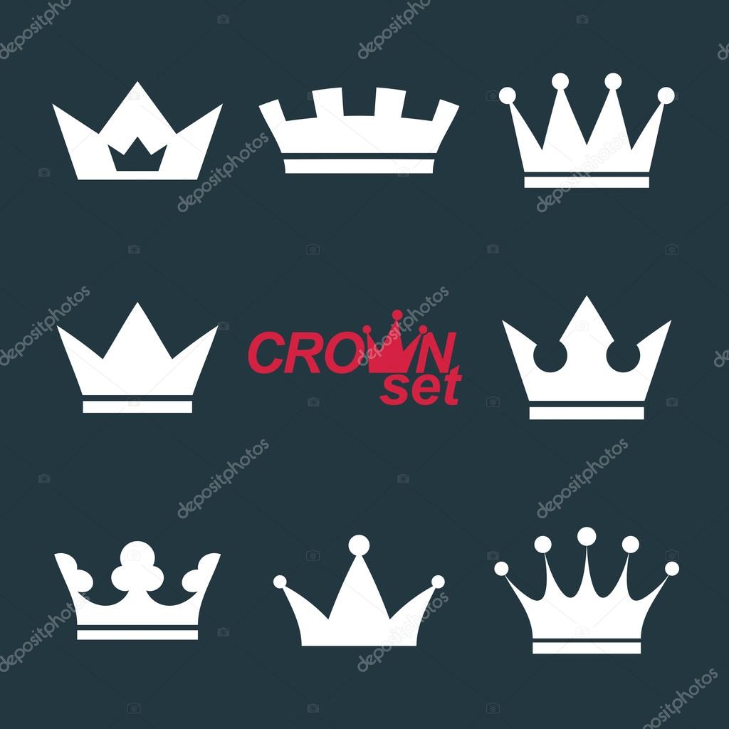 Set of vintage crowns, coronet