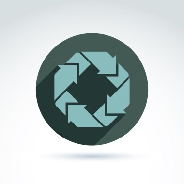 circulation and rotation icon i