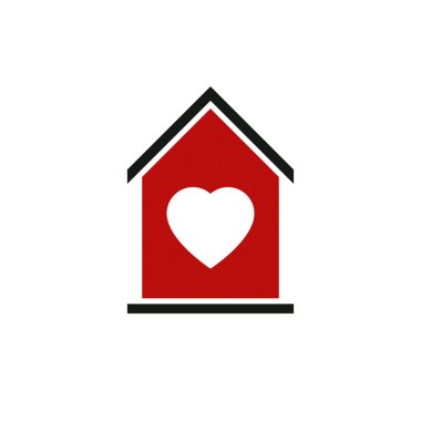 Müstakil ev soyut simgesi